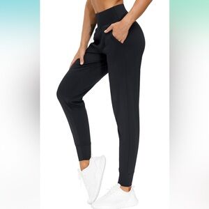 THE GYM PEOPLE Thick High Waist Yoga Pants with Pockets, Tummy Control Workout